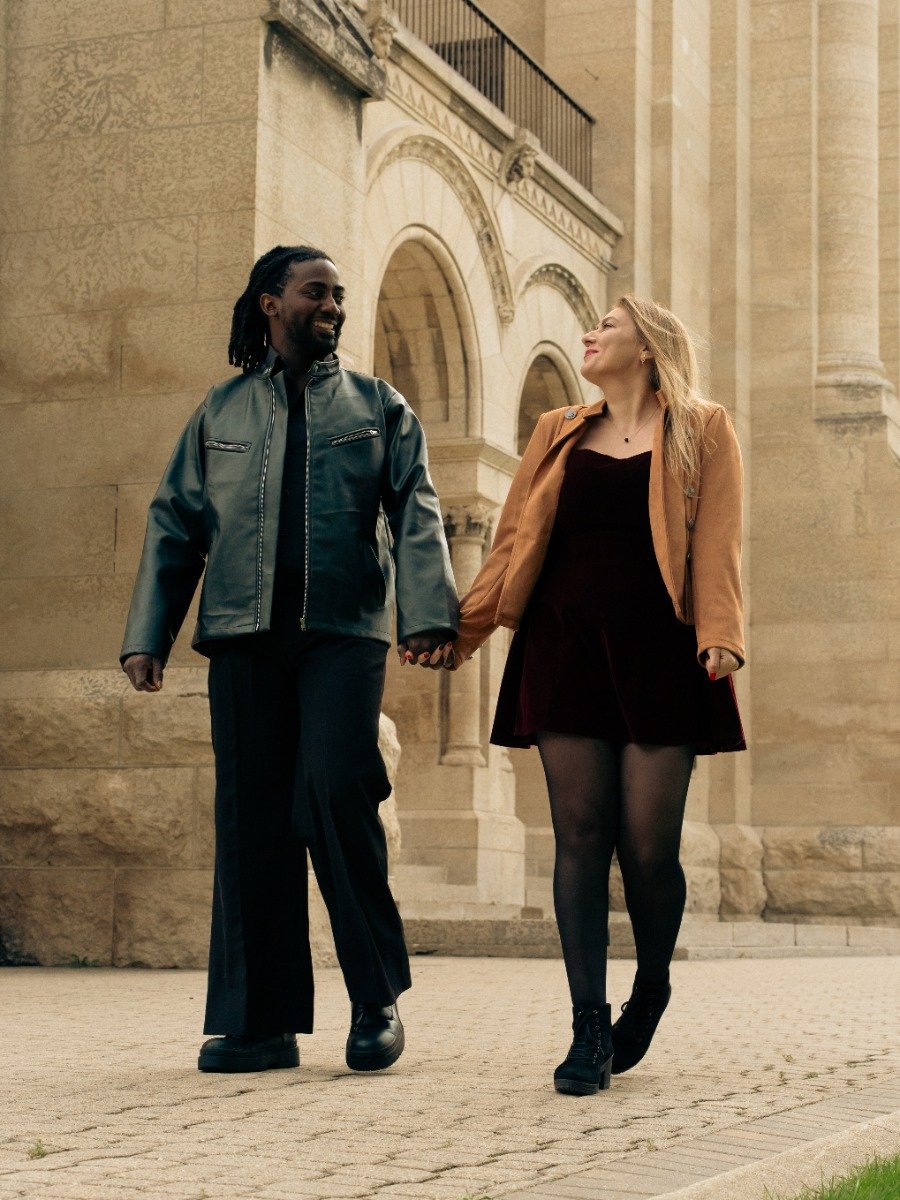 Engagement photography Winnipeg: St. Boniface Cathedral