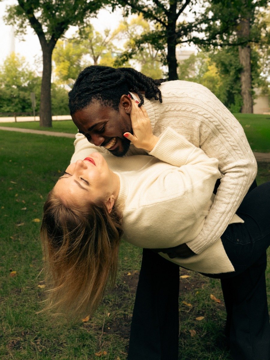 Engagement photography Winnipeg: St. Boniface Cathedral